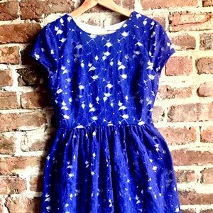 Vince Camuto Blue Lace Dress